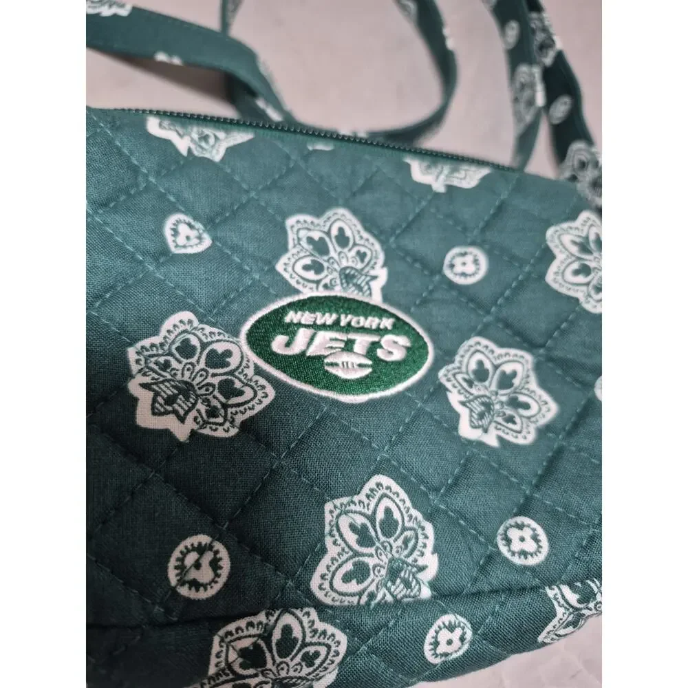 💥 Vera Bradley New York NY Jets NWOT Small Stadium RFID Crossbody Purse
